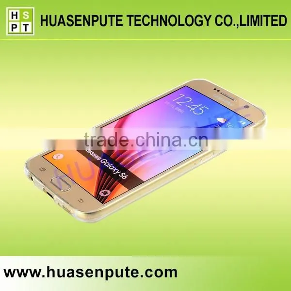 Ultra Slim Gel Color Silicon Back Cover For Samsung S6 with Shockproof Feature