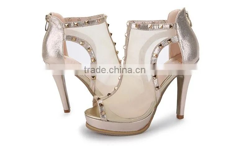 cheap price stiletto bridal women platform high heel sandals