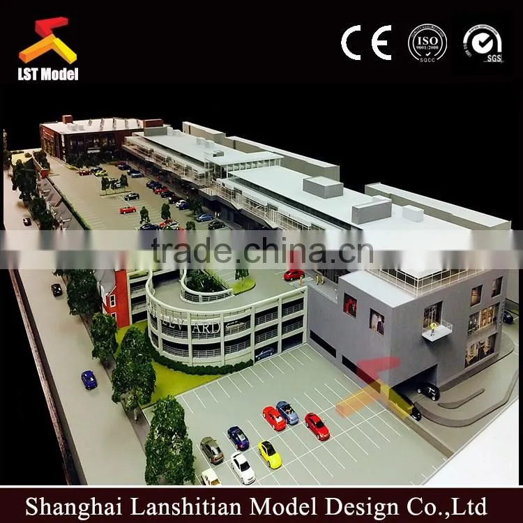 shopping center architectural building scale model for sale