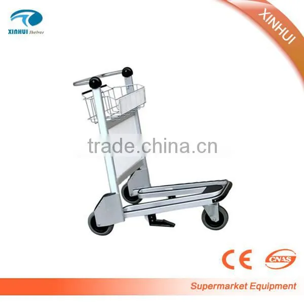Aluminum Luggage trolley airport hand luggage trolley luggage carrier trolleys
