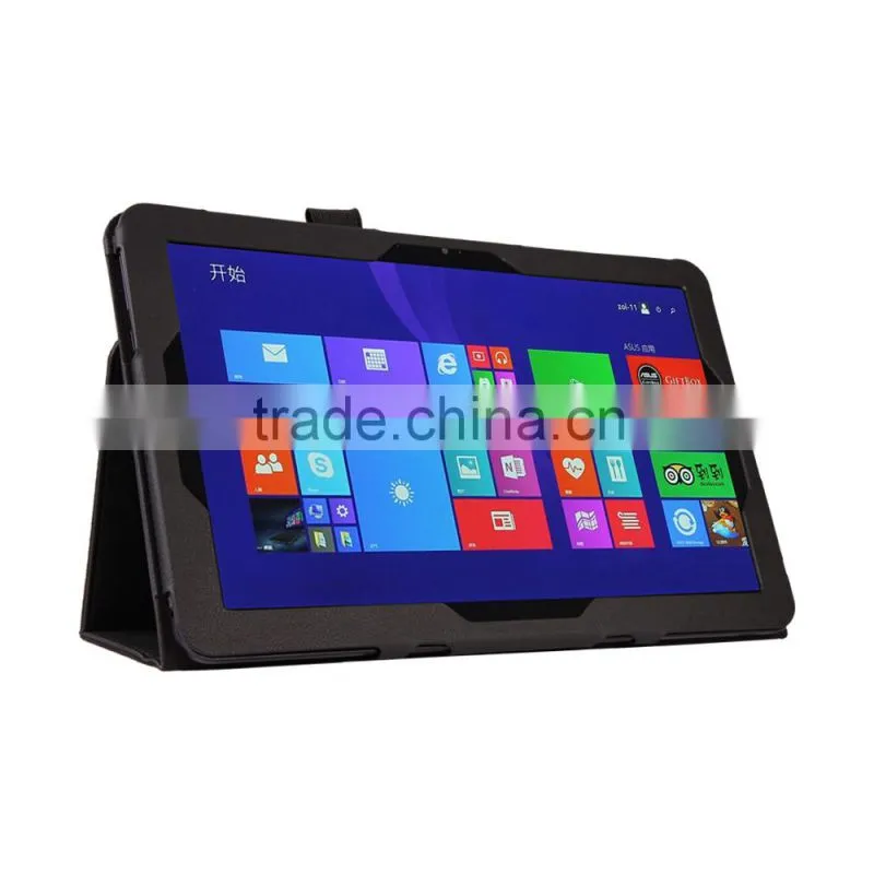 Back stand PU case for Asus Transformer Book T300 Chi 12.5''