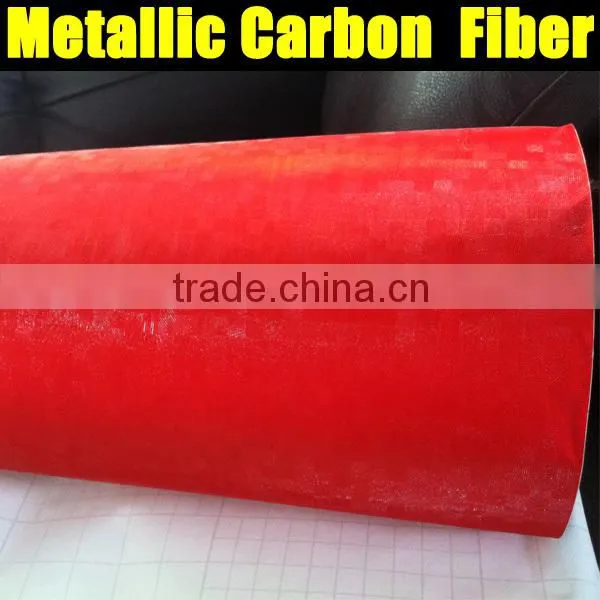 Blue metallic carbon fiber film with air free bubbles 1.52*20m per roll