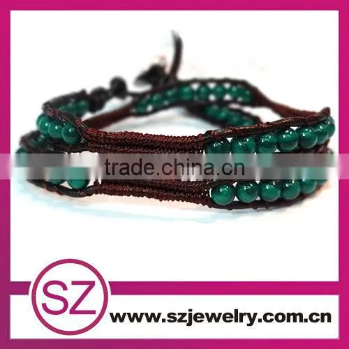 2 rolls beautiful fashion gemstone colored stone bracelet