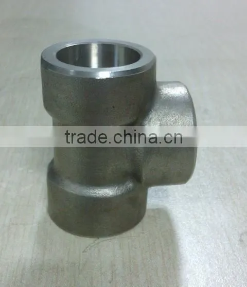 STD Stainless Steel Socket Weld Forged Tee / Coupling