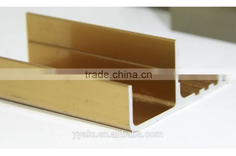 stair nose trim profile/ aluminum flooring profile/ aluminum tile trim