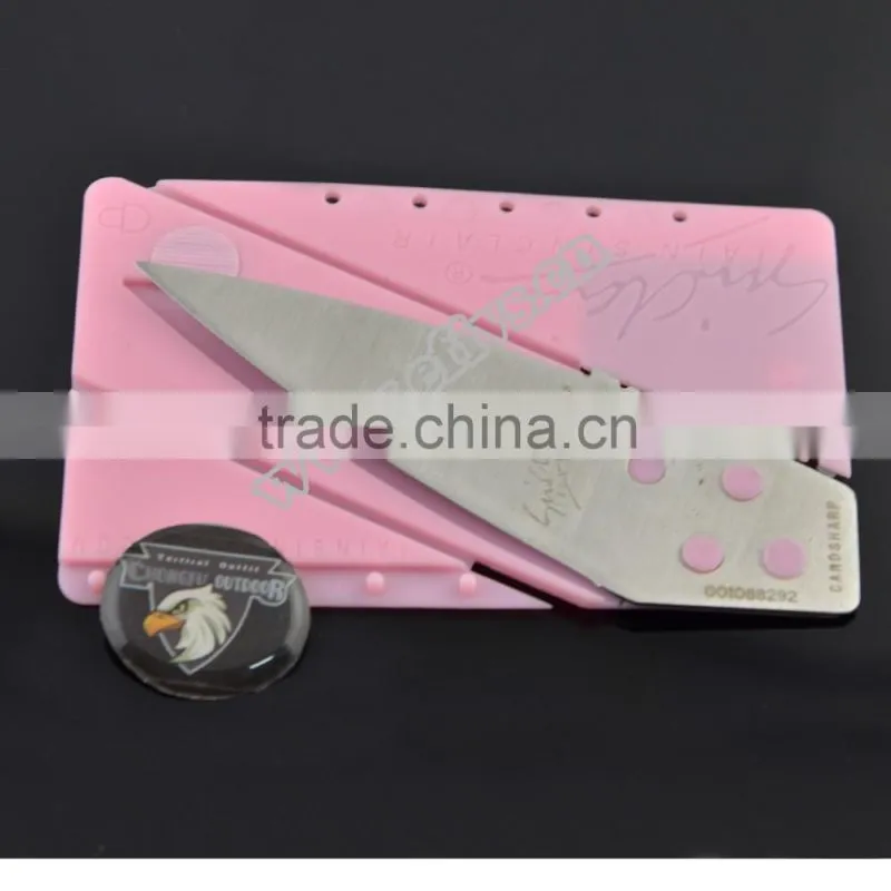 WHOLESALE multi functional essential credit card knife for camping equipment and survival kit