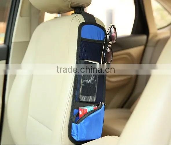 Polyester car seat side storage bag side seat car organizer bag