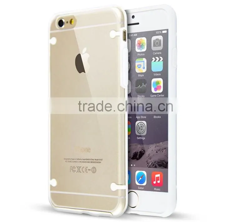 TPU Rubber Gel Ultra Thin Transparent Clear Protective Case Cover for iphone 6s