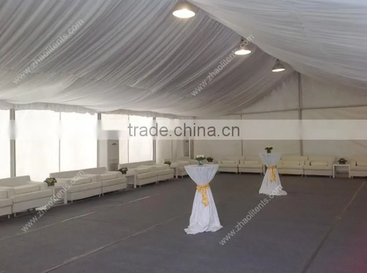 Guangzhou wedding party event PVC wholesale big tent for sale in zambia