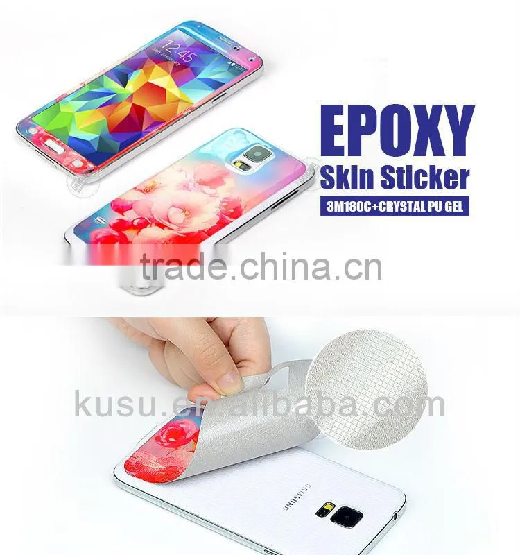 For newest galaxy s5!crystal epoxy stickers