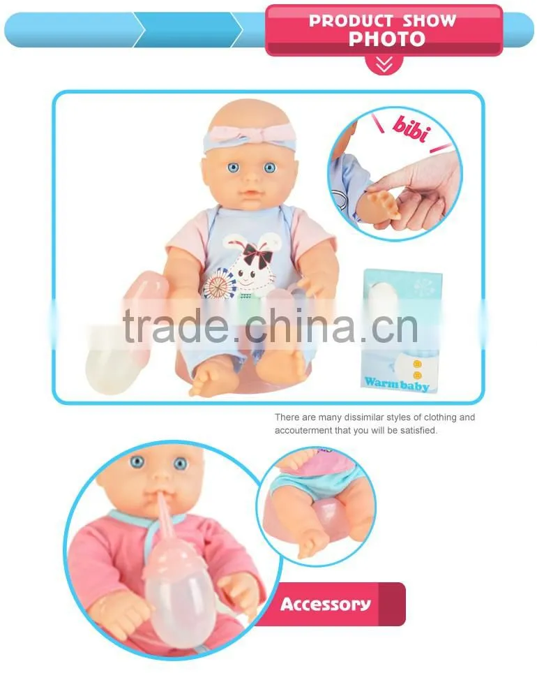 Factory online shop hot sale education 12 inch fat baby doll for kids