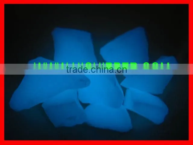 glow in the dark glass pebbles stone