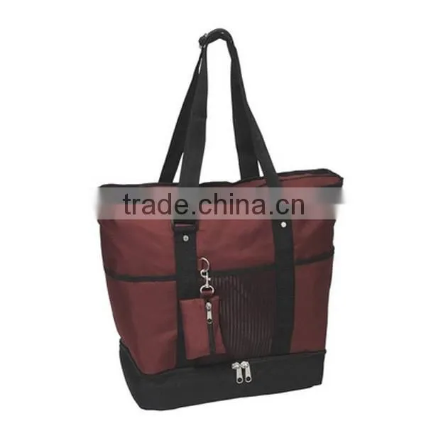 Multi Color Oversized Zipper Closure Big Cheap Reusable Shopping Bag
