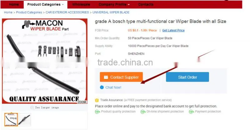 Multifunction car wiper blade wiper blades universal adapter