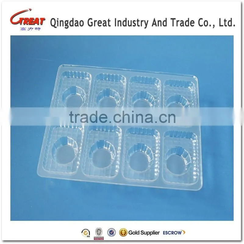 Accept Own Design Plastic Blister Chocolate Packaging Box