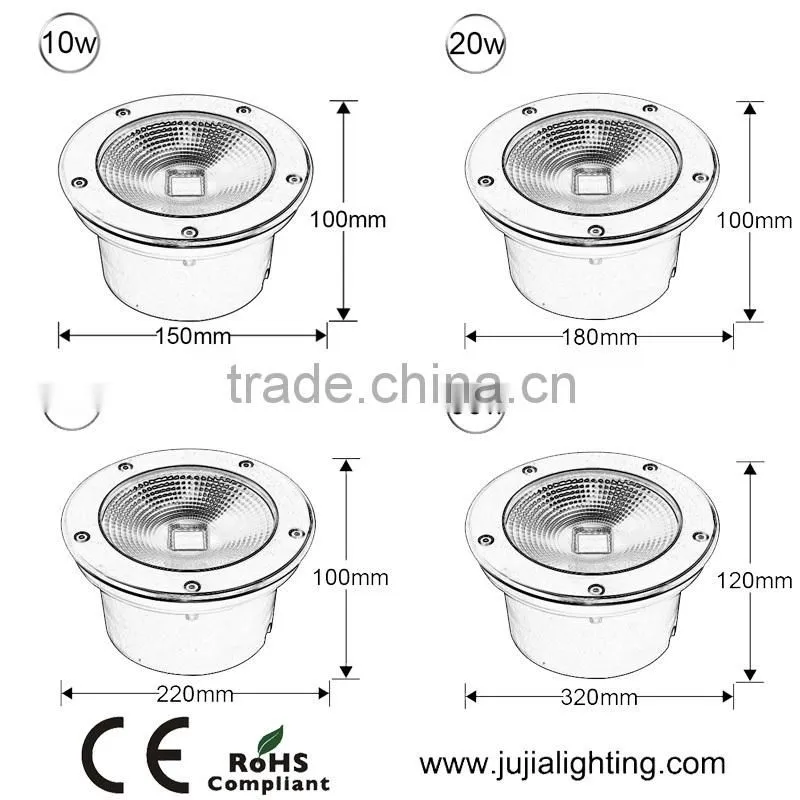 High quality with factory price led underground light 10w