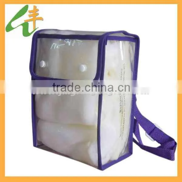 2014 newest kid's PVC waterproof backpack,easy carry .