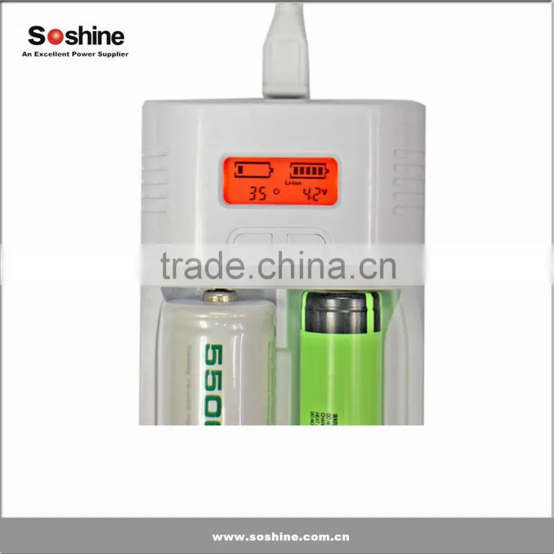 2016 New product Soshine T2 Multi USB Charger Portable Rechargeable Dual Micro USB Charger