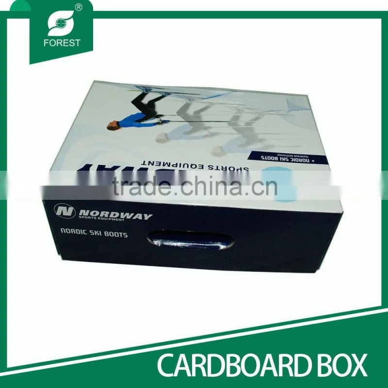 CARDBOARD SHOE BOXES ICE SKATES PACKING BOX