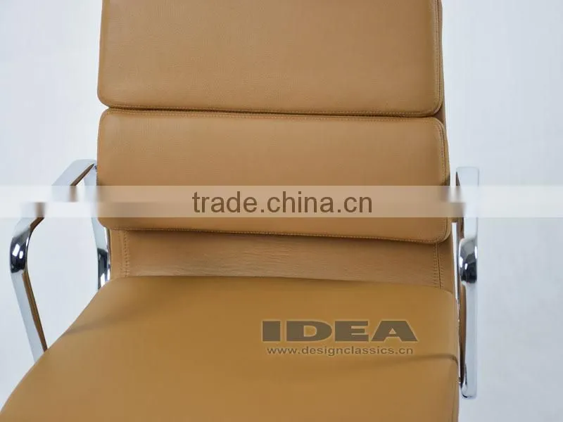 Replica EA219 Charles Office Chair - Tan Color Genuine Leather