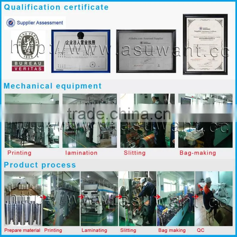 sealable plastic bags/ print herbal bag/biodegradable plastic bag