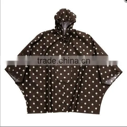 Fashion portable spot rain poncho