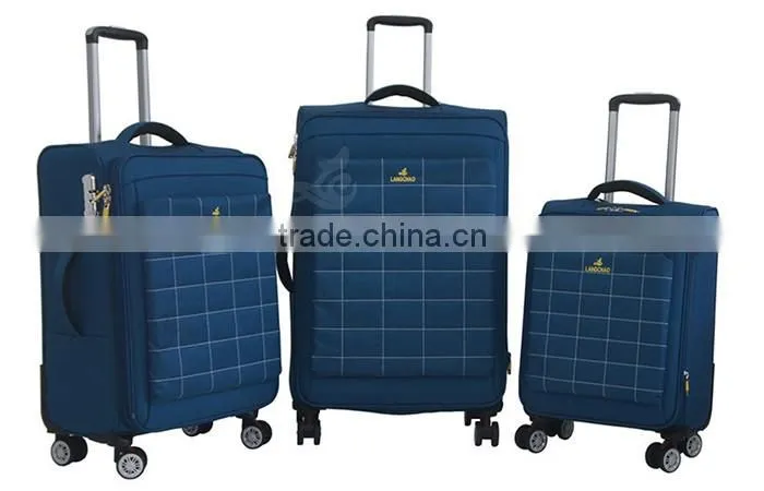 high quality fashion wheeled Oxford nylon luggage bag luggage factory cheap price