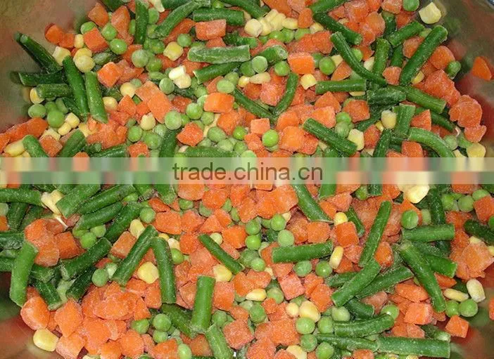 IQF frozen mixed vegetables price