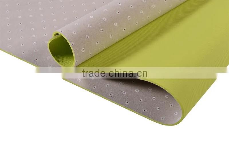 2015 New Waterproof Custom Printed Fashion TPE Yoga Mat