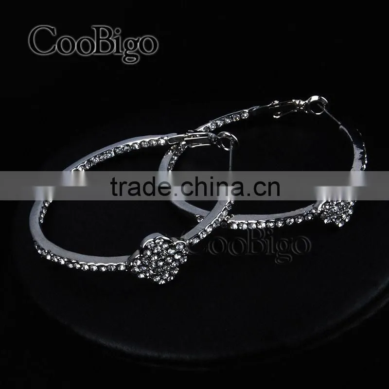 Fashion Jewelry Charming MC STONE Hoop Earrings Girls Party Show Gift Dresses Apparel Promotion Accessories