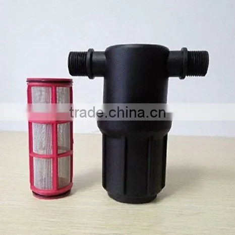 Mesh filter for greenhouse irrigation