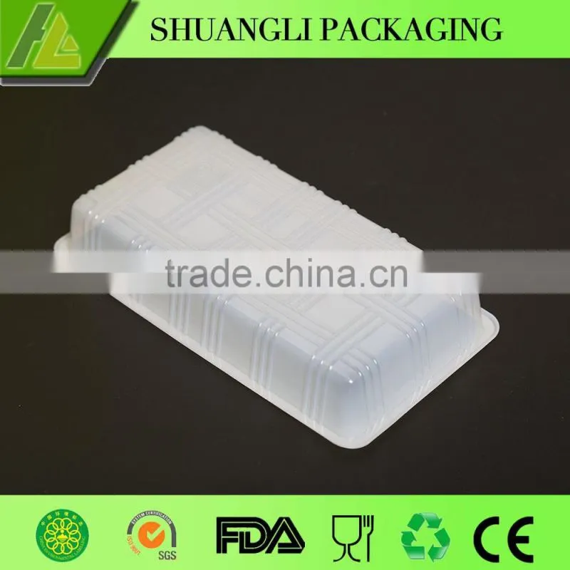 White color plastic cheap biscuit tray for sale