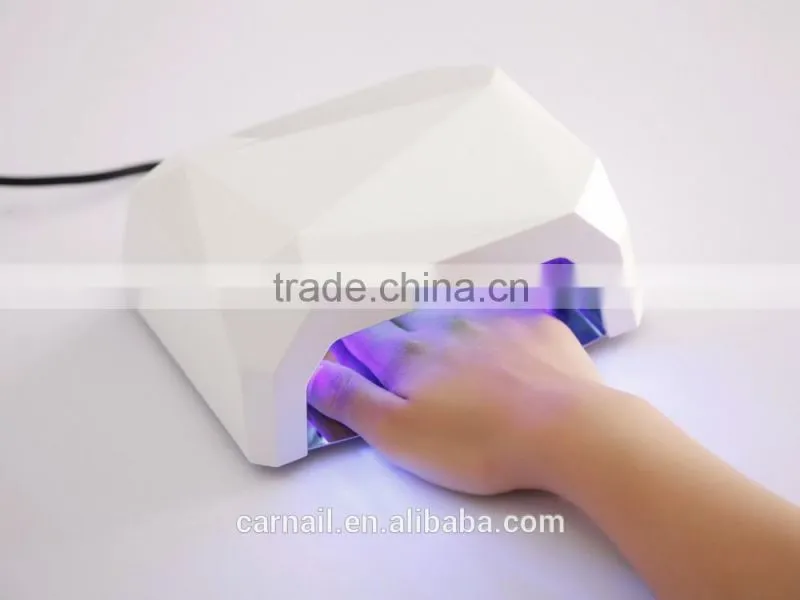 Salon dedicated 2015 diamond style D36 No pain CCFLcoil + LED 36Wnail lamp NAIL DRYER