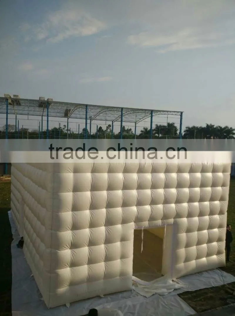 Inflatable tent cube tent