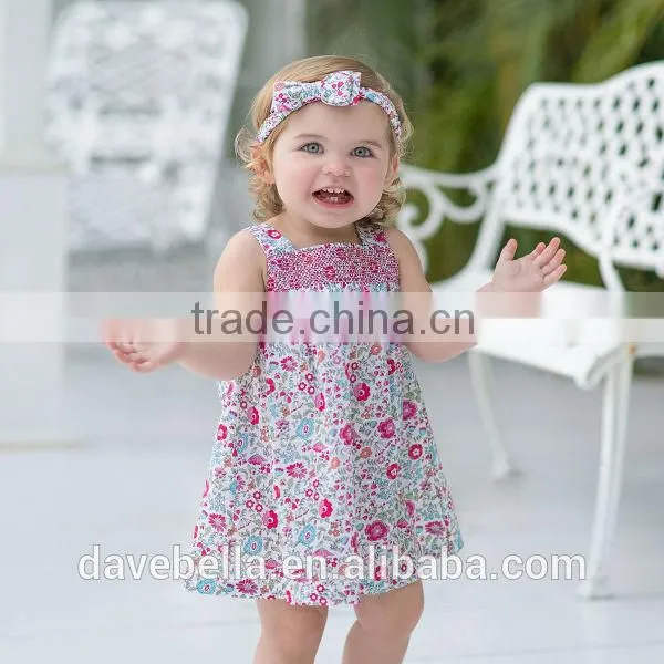 DB535-H dave bella 2014 summer 100% cotton baby headwear newborn headband head accessory