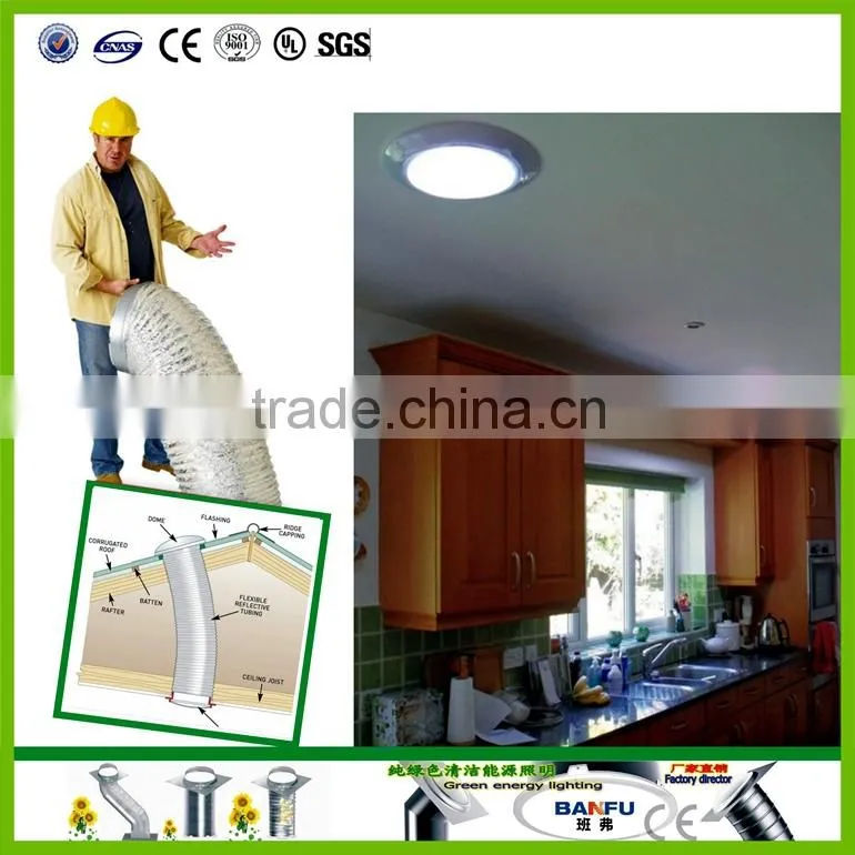 guang zhou Clear round skylight, polycarbonate skylight dome ,tubular skylight