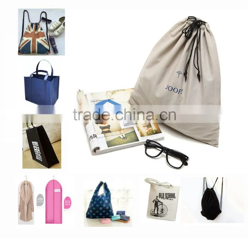 Children cartoon graffiti bundle mouth bag draw canvas backpack bag