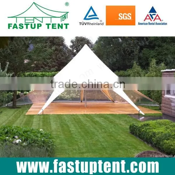 Popular Aluminium frame PVC cover star shade tent for sale