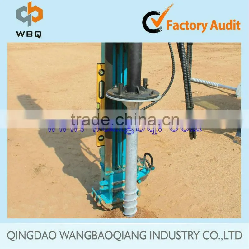 (factory)Spiral Piling Machine for Ground Screw