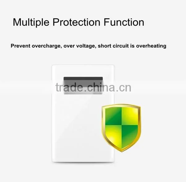 Portable Power bank supply 8000mAh LCD digital display power dual USB port