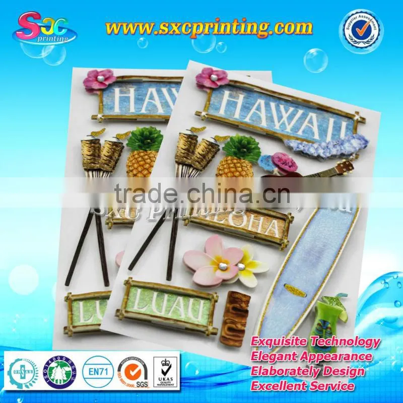 Custom high quality 3d Hologram Sticker & Custom Holographic Sticker