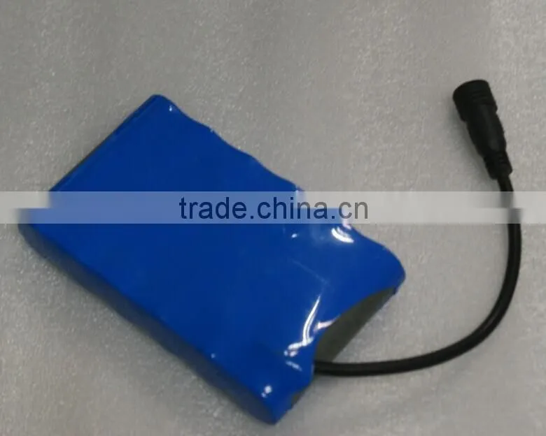 Rechargeable 7.4V 6.6Ah lithium battery pack for CPU board