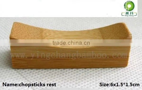 reusable bamboo novelty chopsticks rest