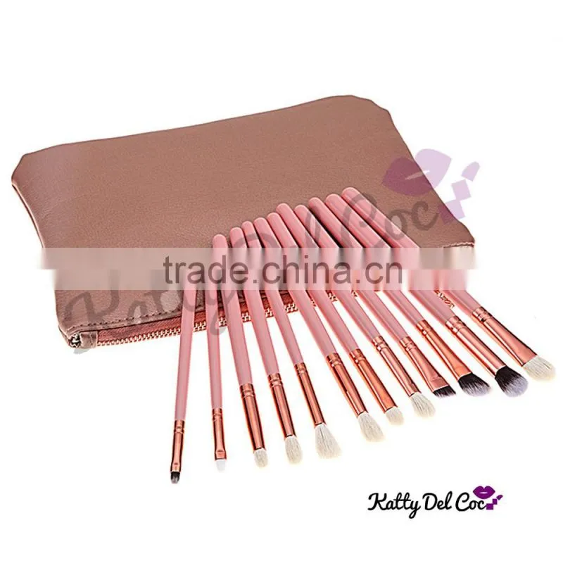 Beauty killer rose gold professional makeup brush set whole sale