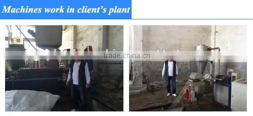 double stage plastic pelletizing machine