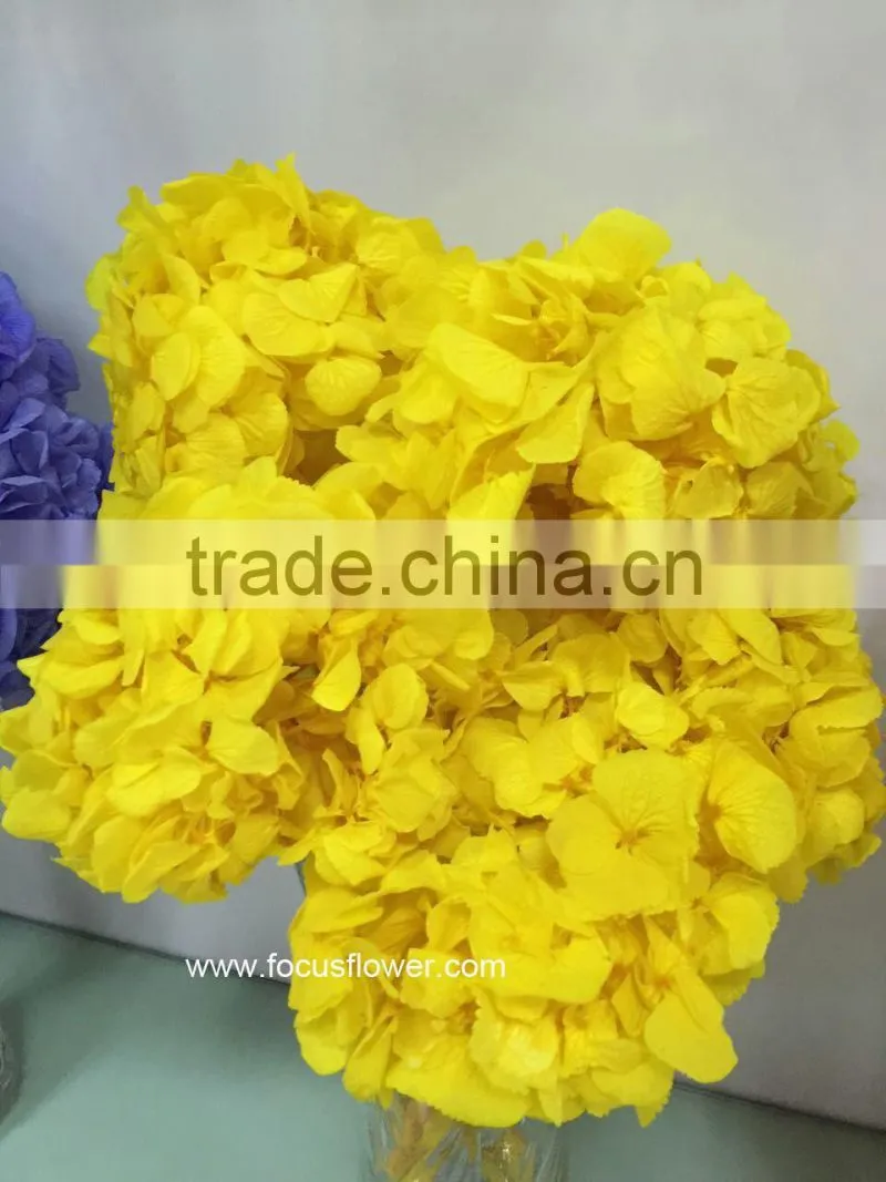 High Quality Fresh Preserved Flower Blue White Hydrangea Bouquet For Christmas