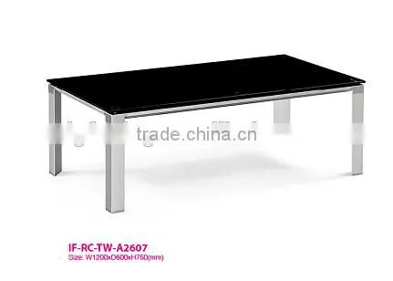 Rectangle metal coffee table, Top selling melamine wooden coffee table