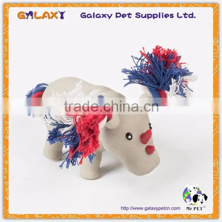 LY4023 Wholesale Squeaky Animal Shaped Small Latex Pet Toy Latex Dog Toy