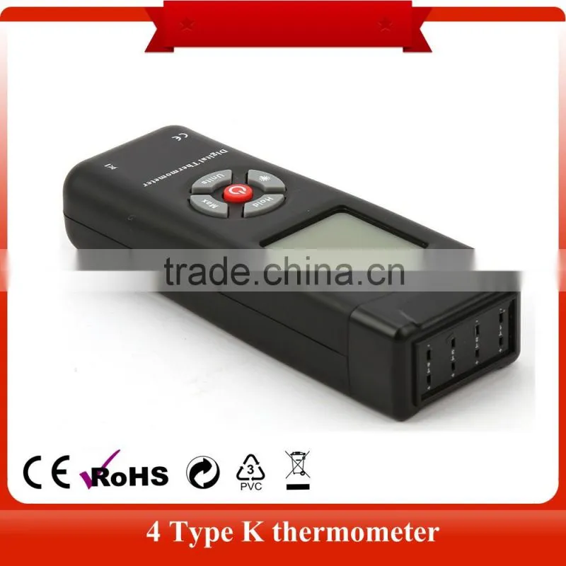Digital LCD Type K Thermometer Temperature dual Input Pro Thermocouple Probe detector Sensor Reader Meter