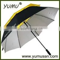 Manual Open 2 Layer Golf Umbrella for Promotion